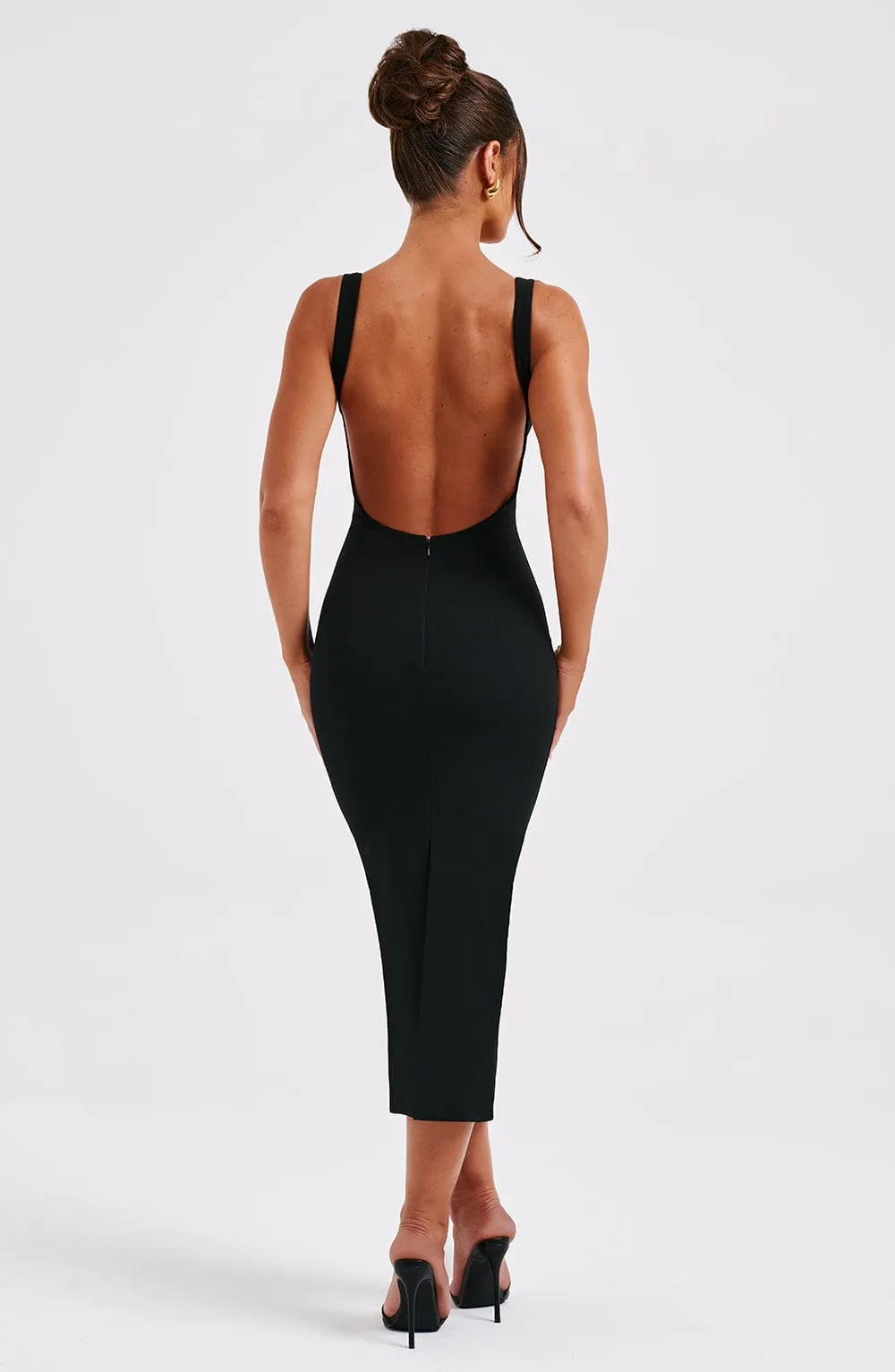 Lucinda Midi Dress - Black sold by Babyboo Fashion product image thumbnail 4