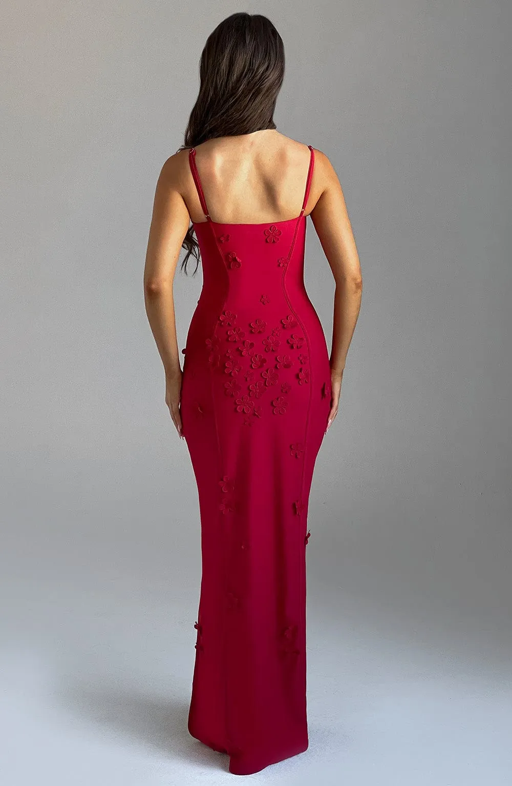 Dalary Maxi Dress - Red Lined sold by Babyboo Fashion product image thumbnail 3