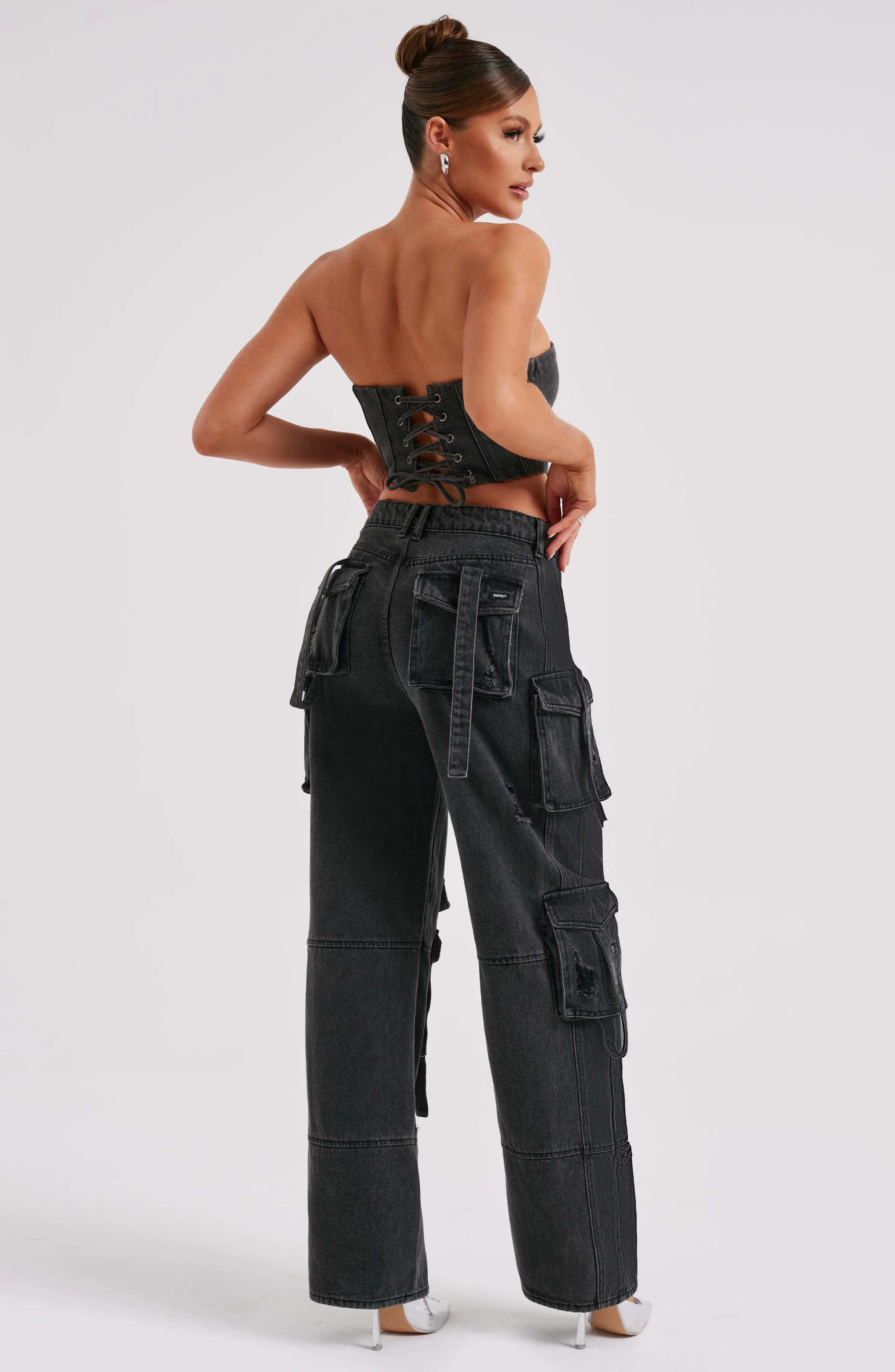 Brooklyn Cargo Pant - Black sold by Babyboo Fashion product image thumbnail 5
