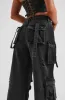 Brooklyn Cargo Pant - Black sold by Babyboo Fashion