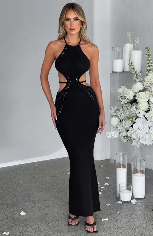 Delia Maxi Dress - Black sold by Babyboo Fashion