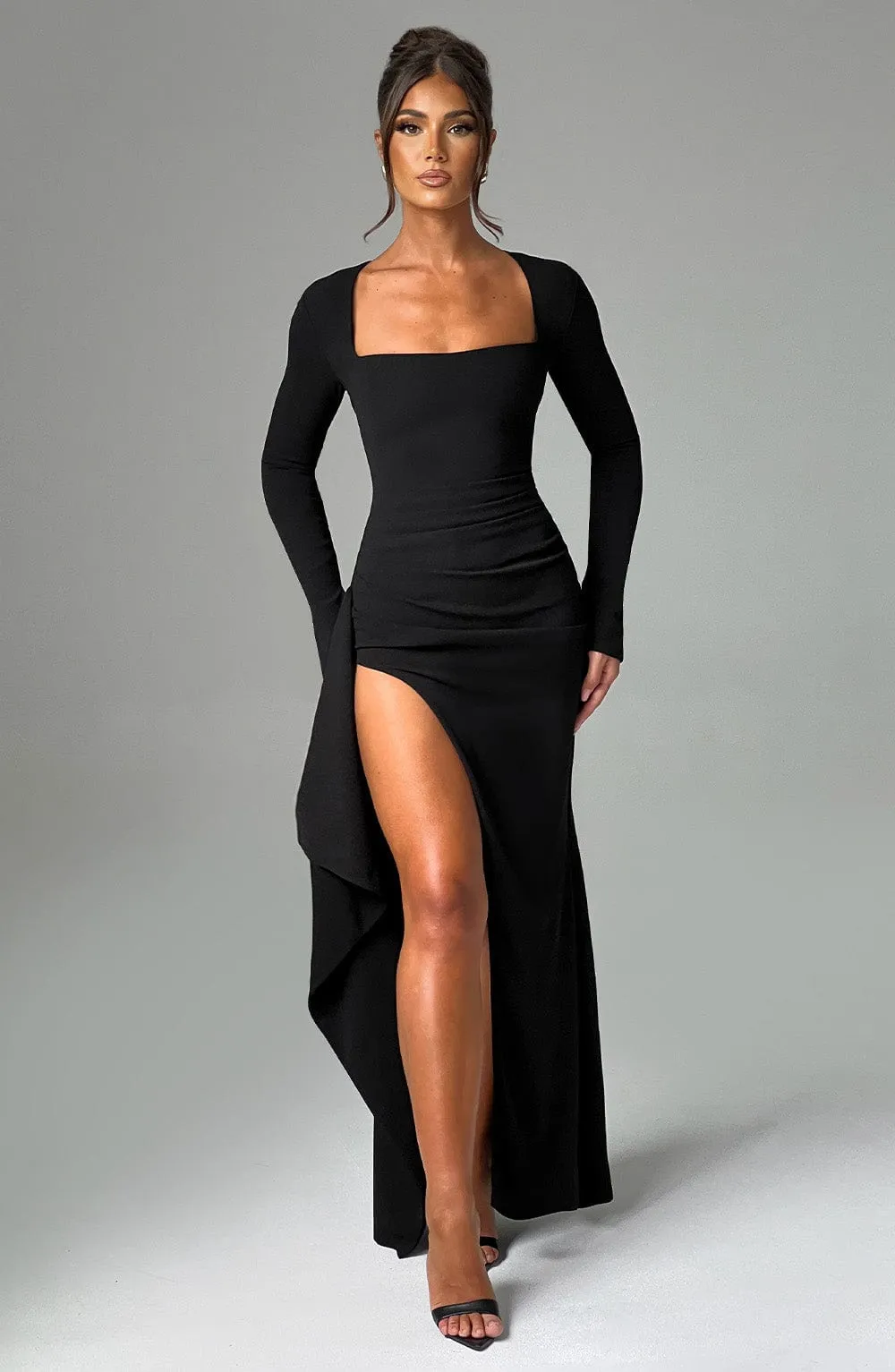 Jordana Maxi Dress - Black sold by Babyboo Fashion
