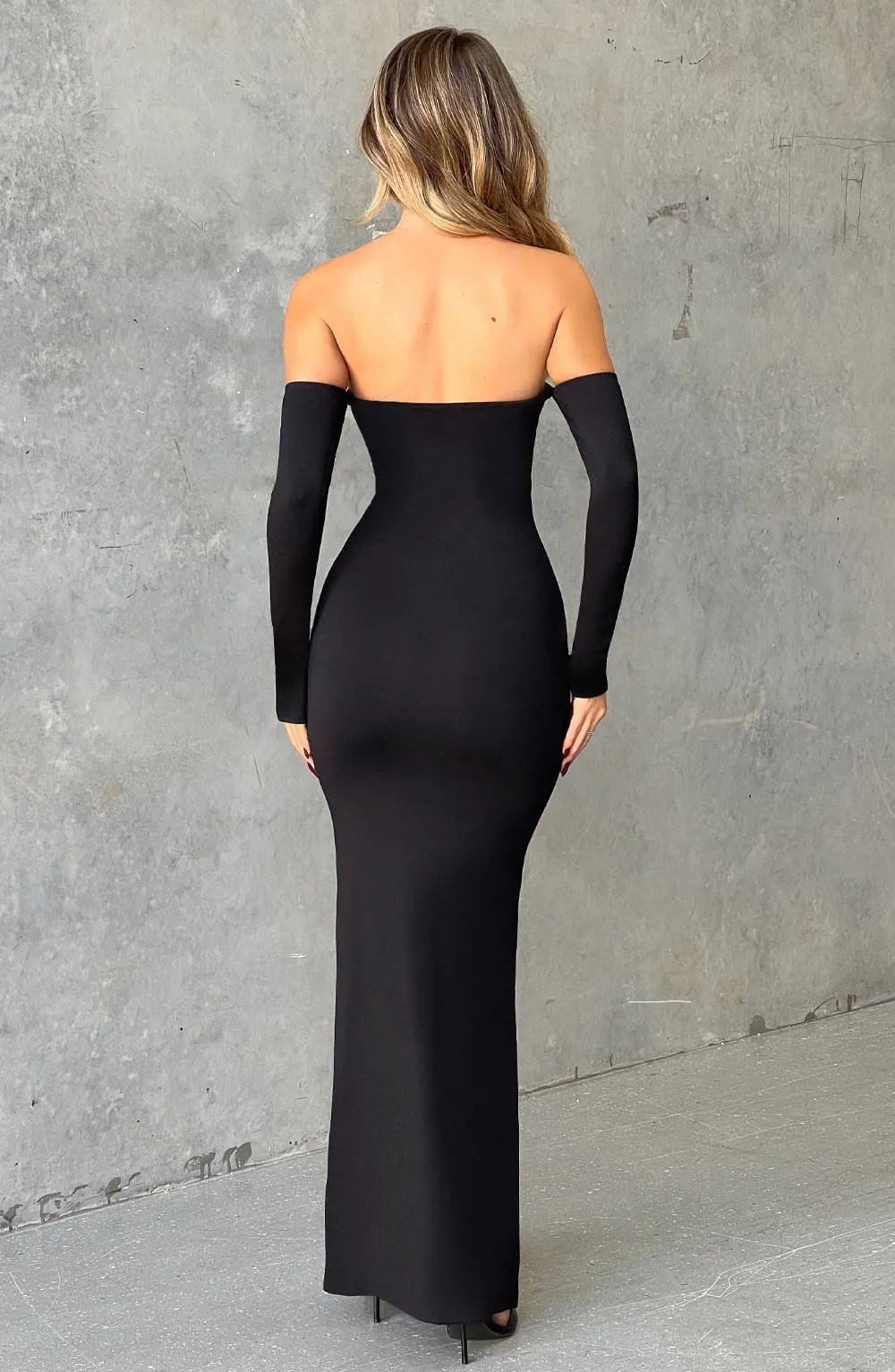 Daphne Maxi Dress - Jet Black sold by Babyboo Fashion product image thumbnail 2