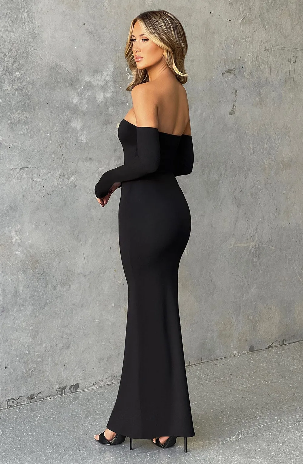 Daphne Maxi Dress - Jet Black sold by Babyboo Fashion product image thumbnail 3