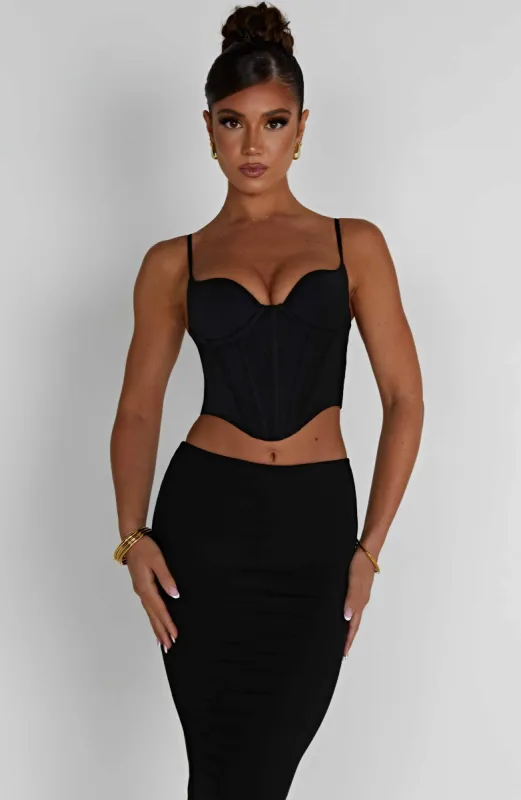 Calia Corset - Black made by Babyboo Fashion