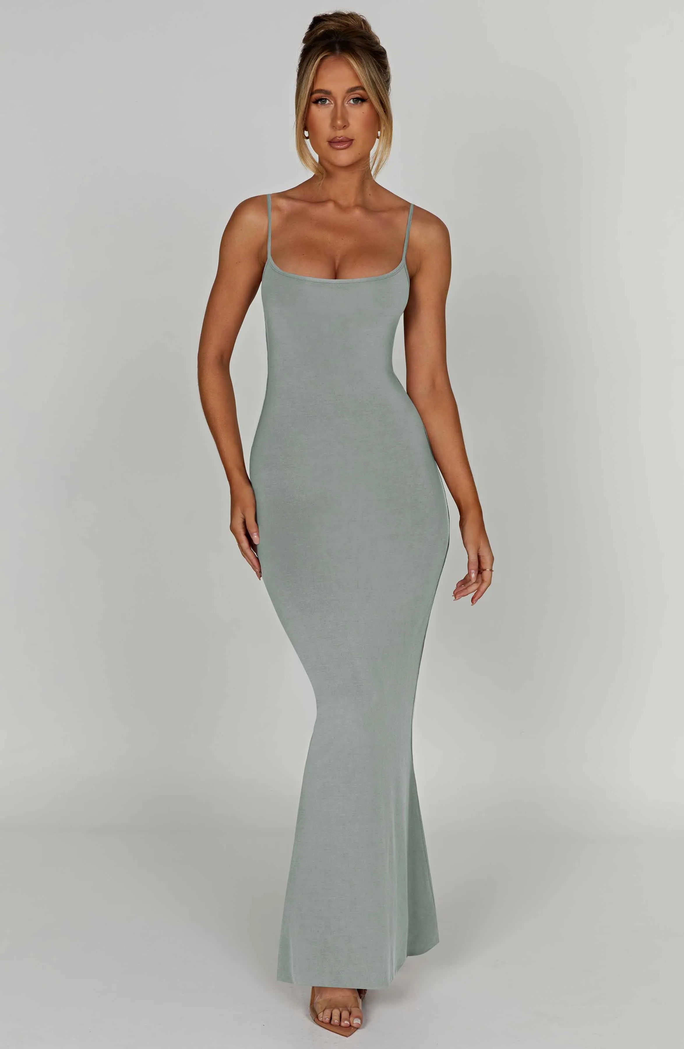 Saskia Maxi Dress - Steel sold by Babyboo Fashion