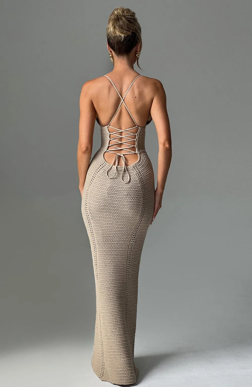 Xanthe Maxi Dress - Beige sold by Babyboo Fashion product image thumbnail 2