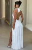Melania Maxi Dress - White sold by Babyboo Fashion