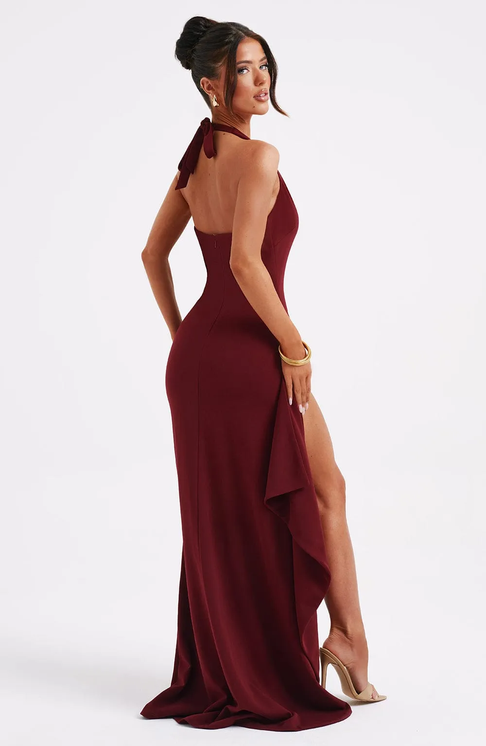 Luella Maxi Dress - Burgundy sold by Babyboo Fashion product image thumbnail 2