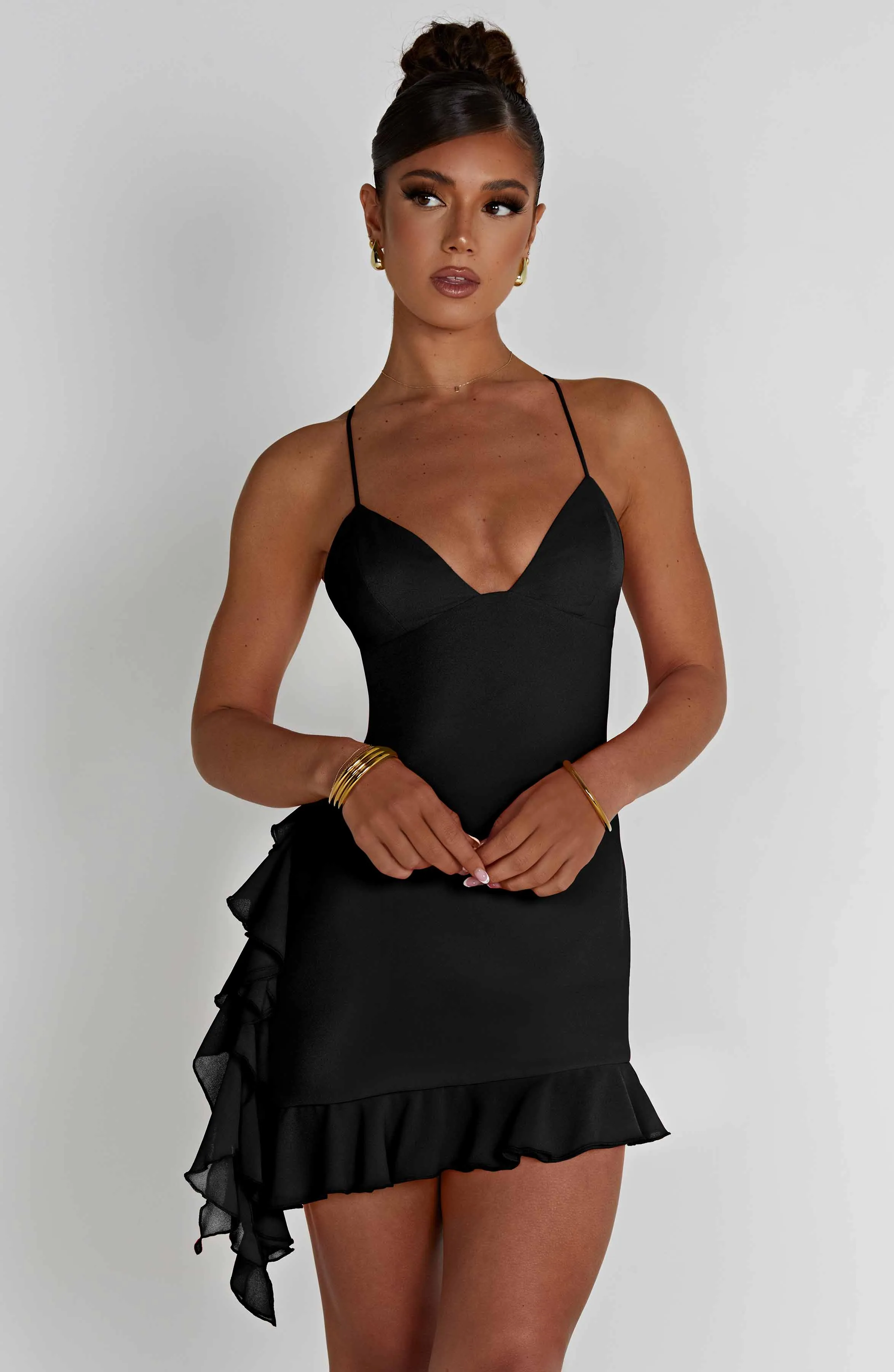 Larosa Mini Dress - Black sold by Babyboo Fashion