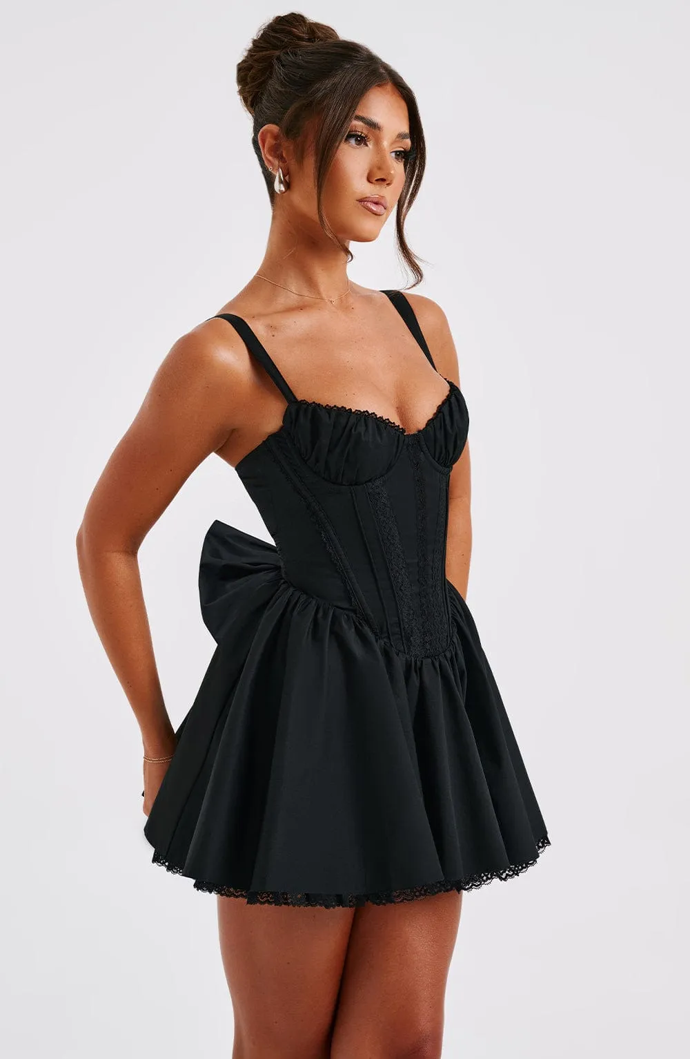 Josie Mini Dress - Black sold by Babyboo Fashion product image thumbnail 3