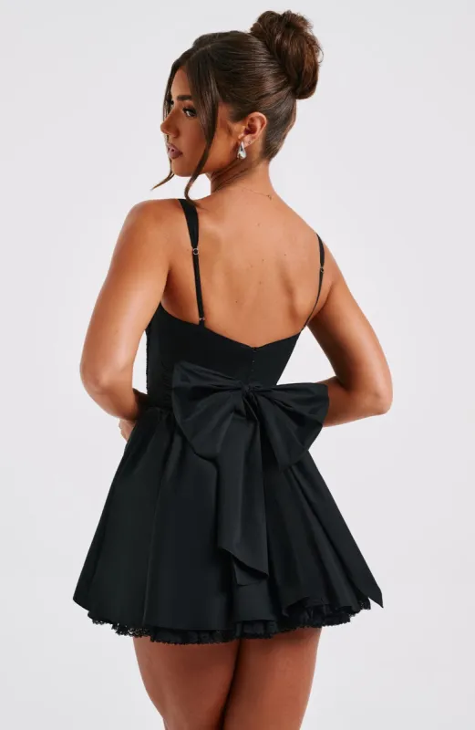 Josie Mini Dress - Black | Parallel