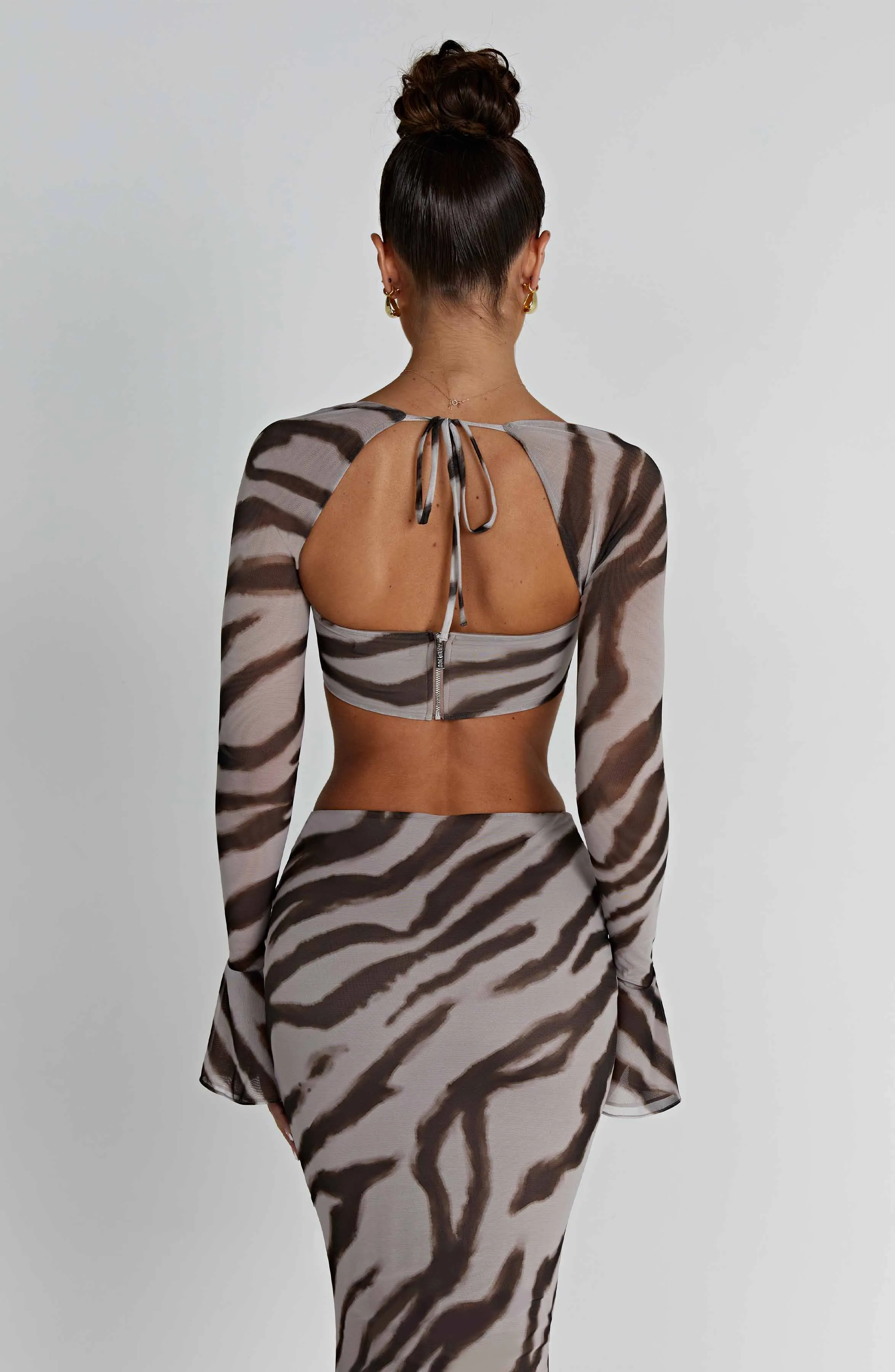 Priscilla Top - Zebra Print sold by Babyboo Fashion product image thumbnail 3
