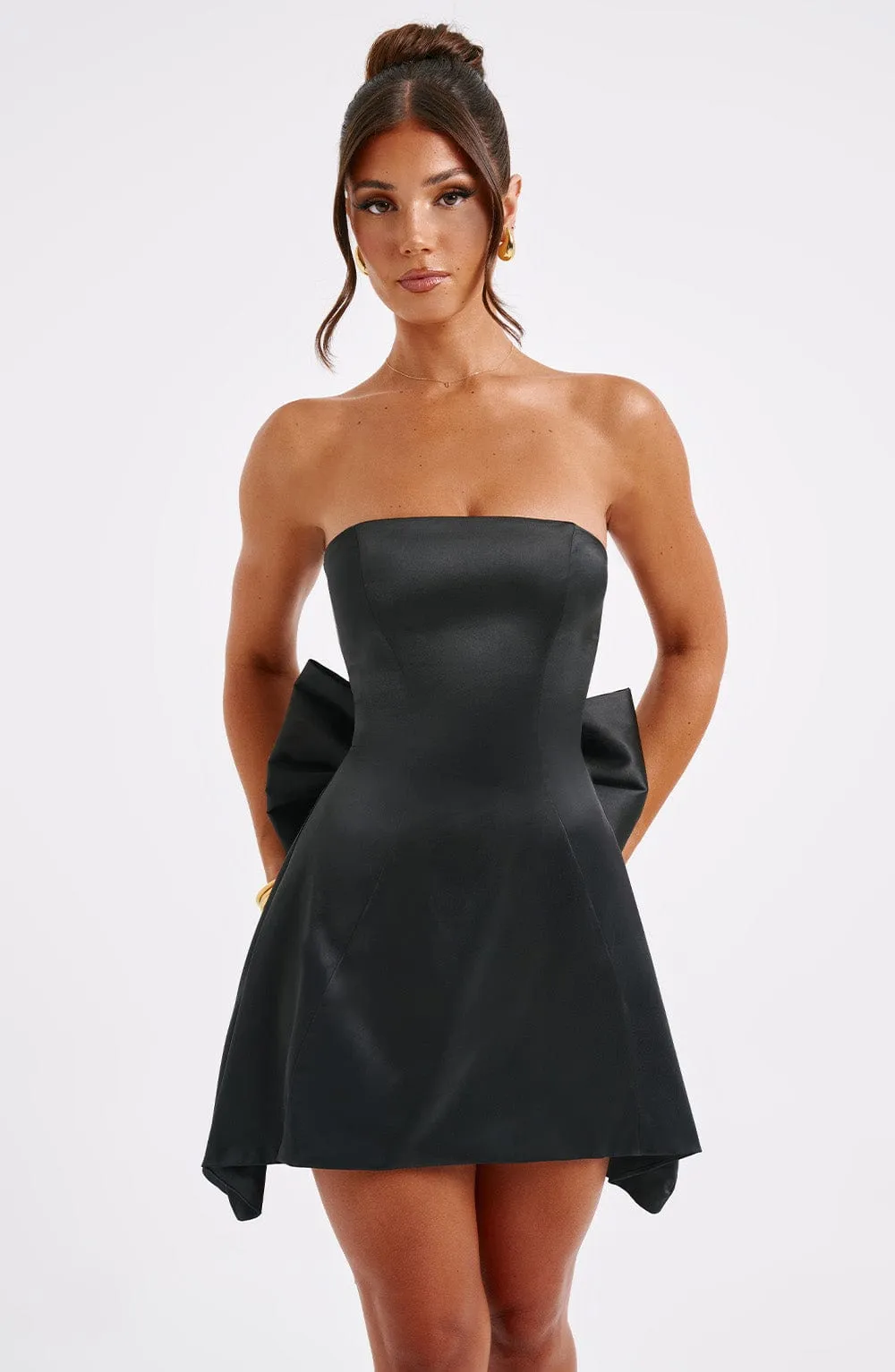 Freja Mini Dress - Black sold by Babyboo Fashion product image thumbnail 2