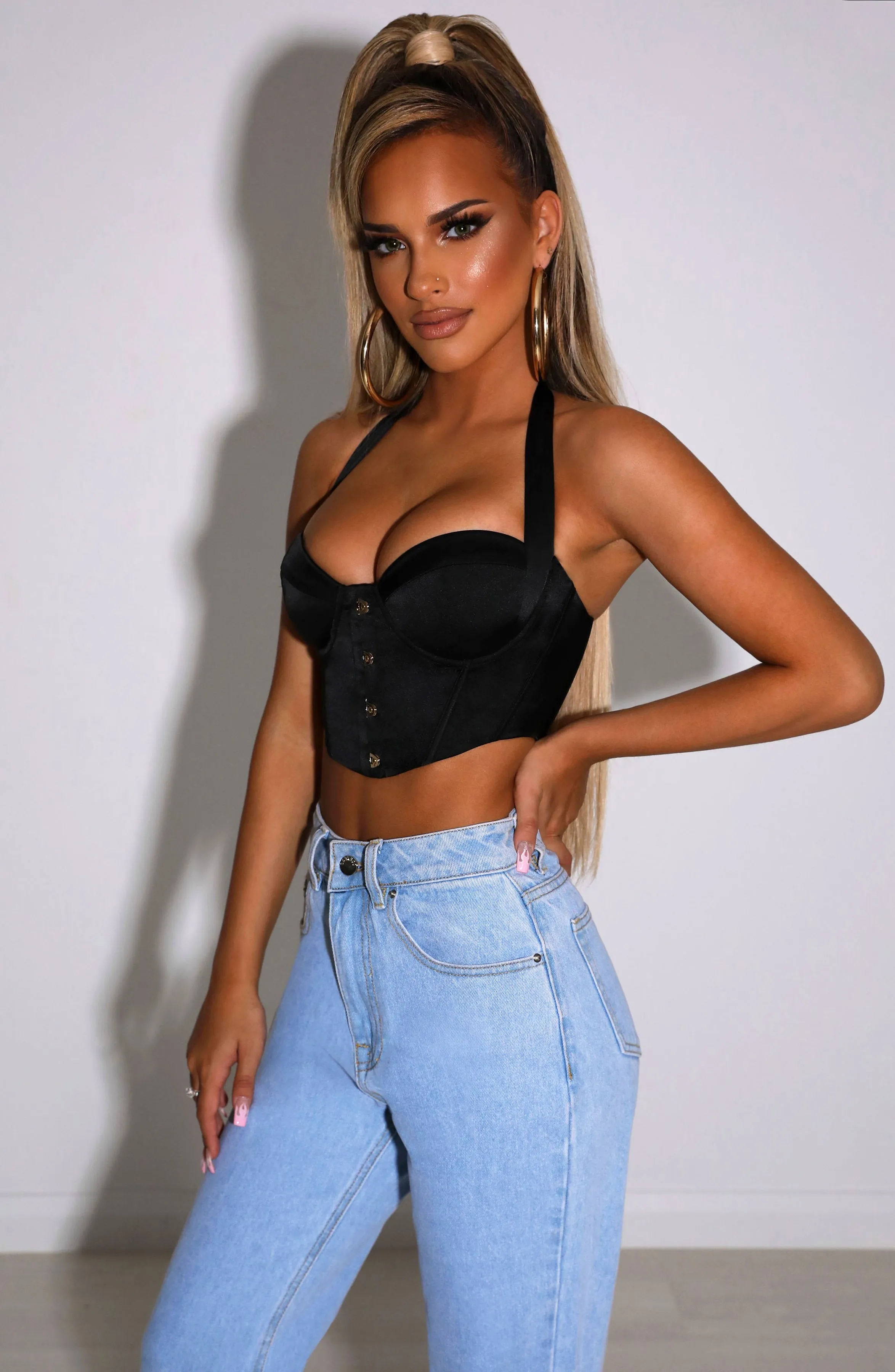 Aaliyah Corset - Black sold by Babyboo Fashion product image thumbnail 4