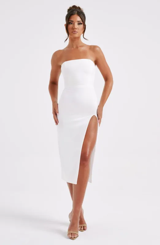 Emmaline Midi Dress - Ivory sold by Babyboo Fashion