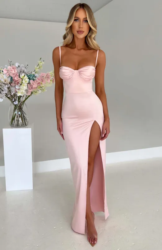 Alora Maxi Dress - Blush sold by Babyboo Fashion