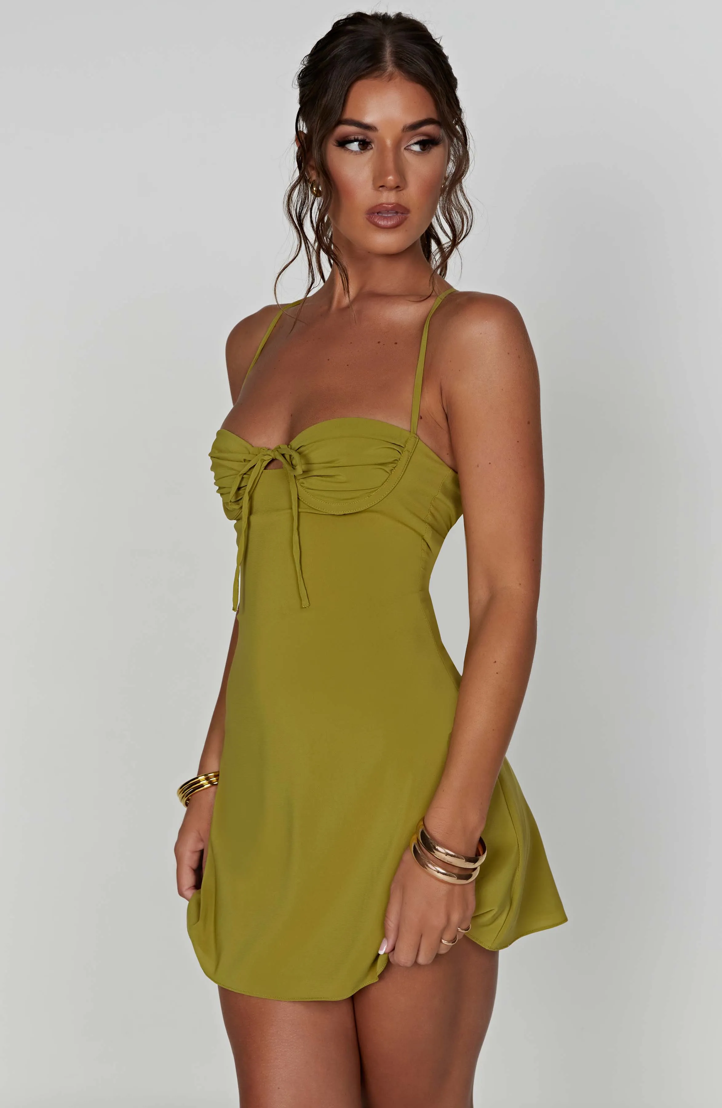 Renee Mini Dress - Green sold by Babyboo Fashion product image thumbnail 4