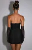 Pixie Mini Dress - Black Sparkle sold by Babyboo Fashion