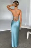 Makalita Maxi Dress - Turquoise sold by Babyboo Fashion
