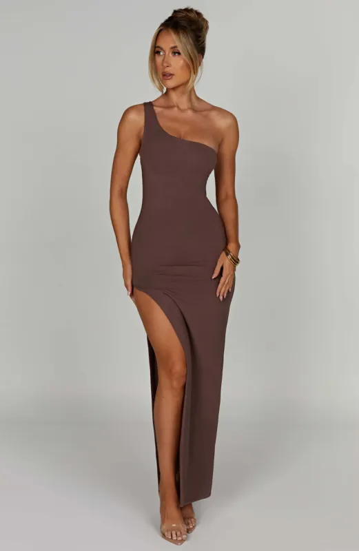 London Maxi Dress - Chocolate sold by Babyboo Fashion