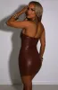 Kimmi Mini Dress - Chocolate sold by Babyboo Fashion