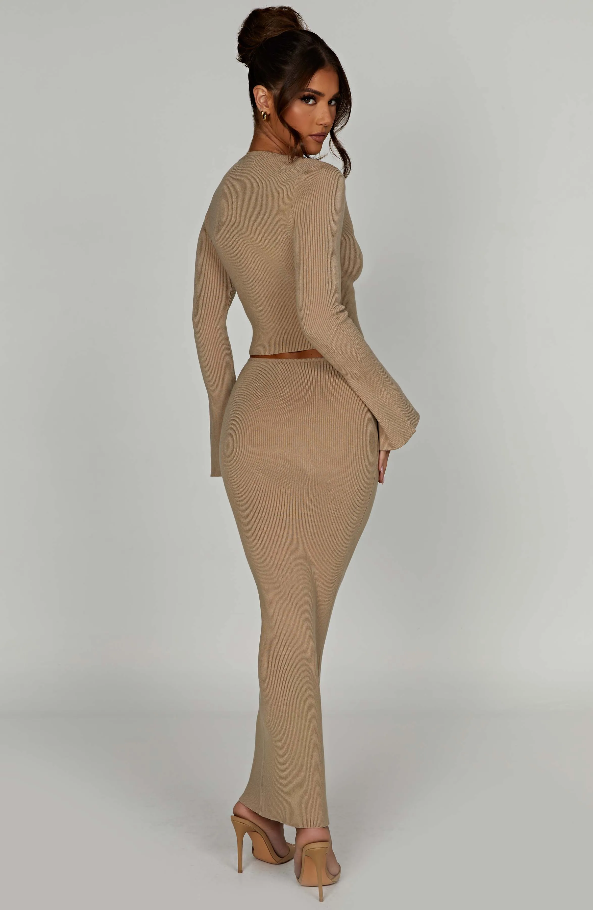 Elia Maxi Skirt - Beige sold by Babyboo Fashion product image thumbnail 3