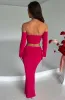 Tana Maxi Skirt - Pink sold by Babyboo Fashion