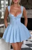 Antonella Mini Dress - Blue sold by Babyboo Fashion