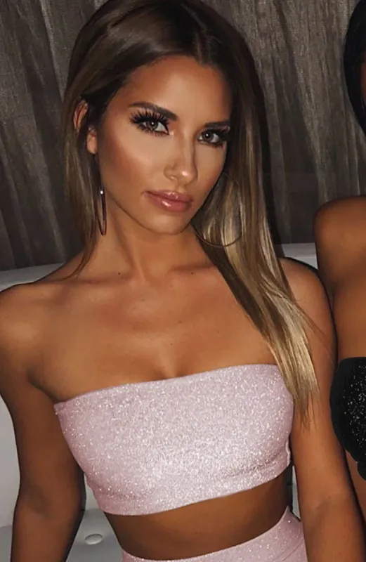 Nia Top - Pink Sparkle sold by Babyboo Fashion