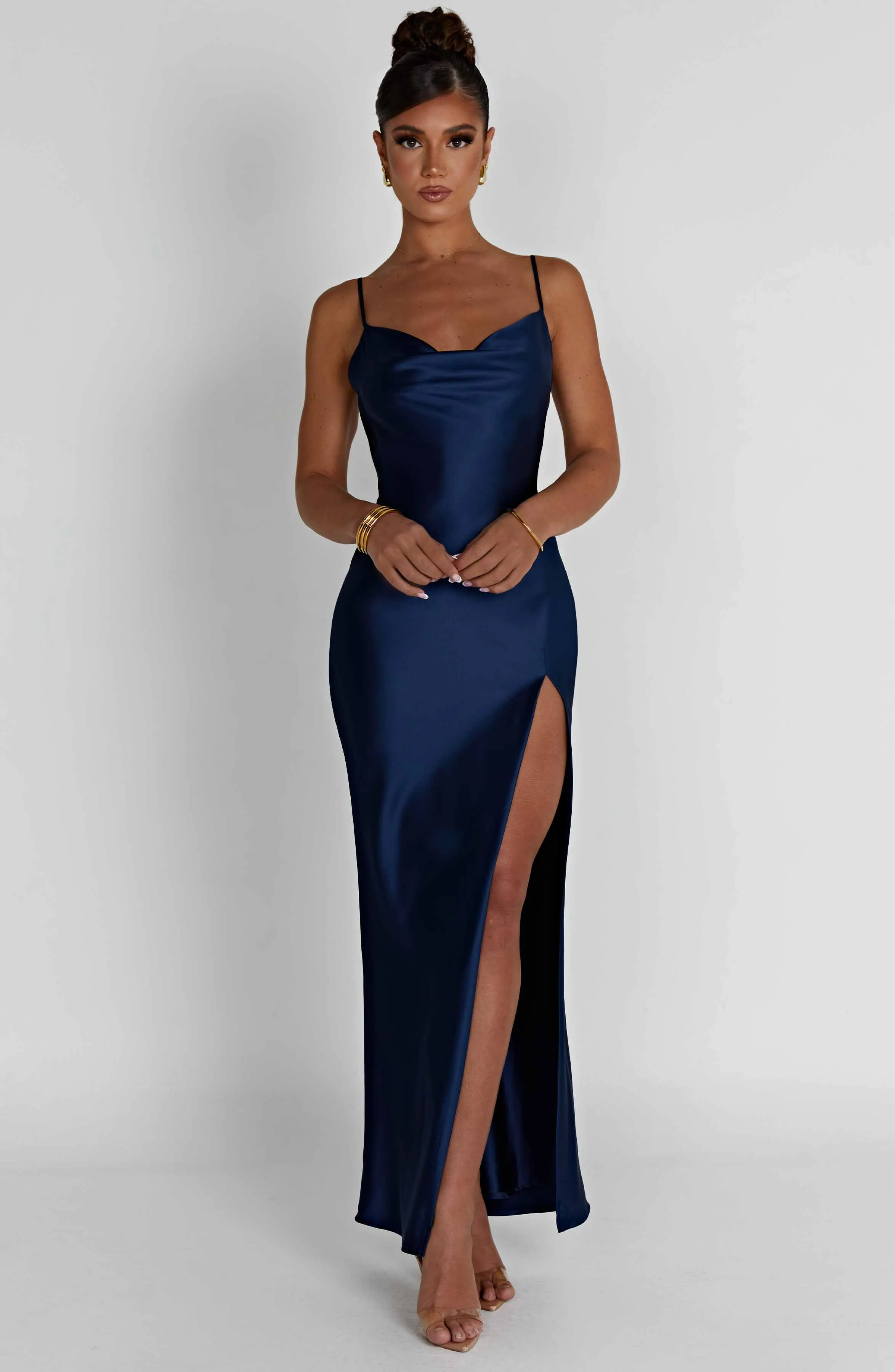 Celestina Maxi Dress - Navy sold by Babyboo Fashion product image thumbnail 5