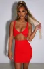 Gia Mini Dress - Red sold by Babyboo Fashion