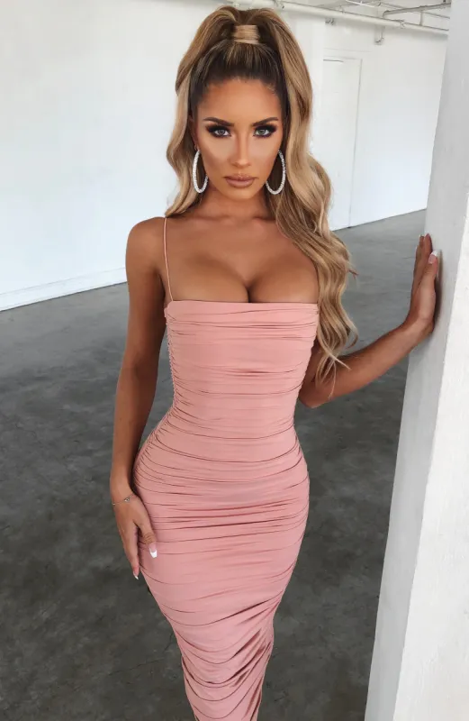Haven Maxi Dress - Dusty Pink sold by Babyboo Fashion