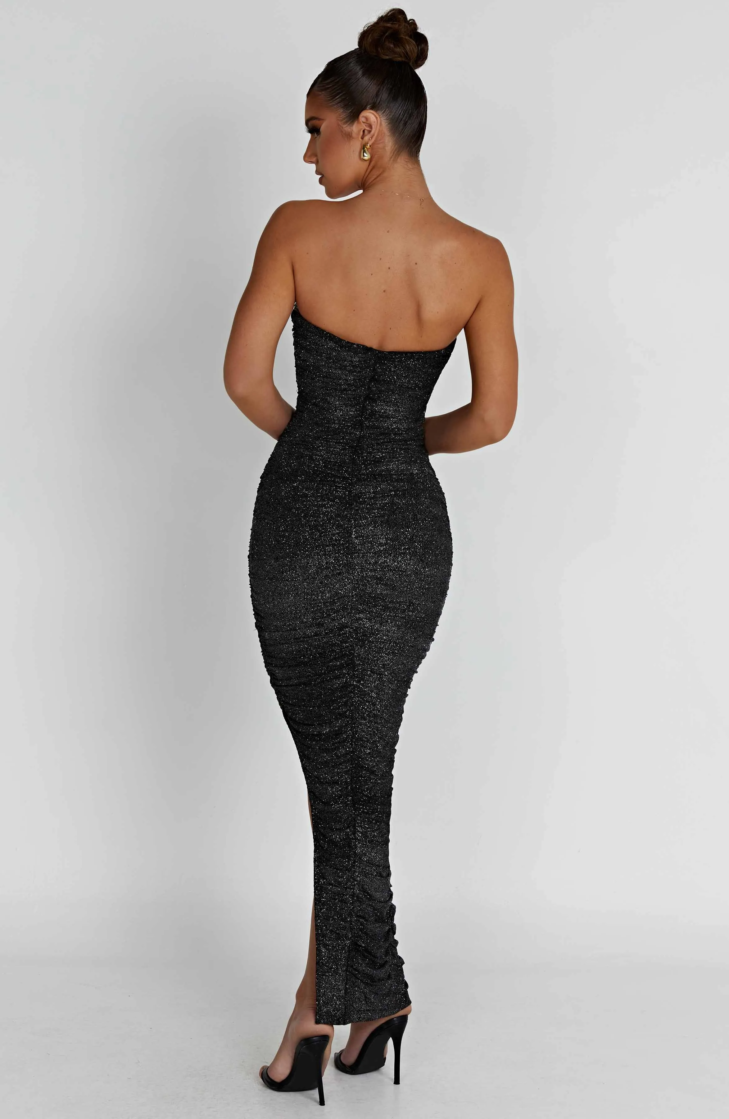 Demi Maxi Dress - Black Sparkle sold by Babyboo Fashion product image thumbnail 3