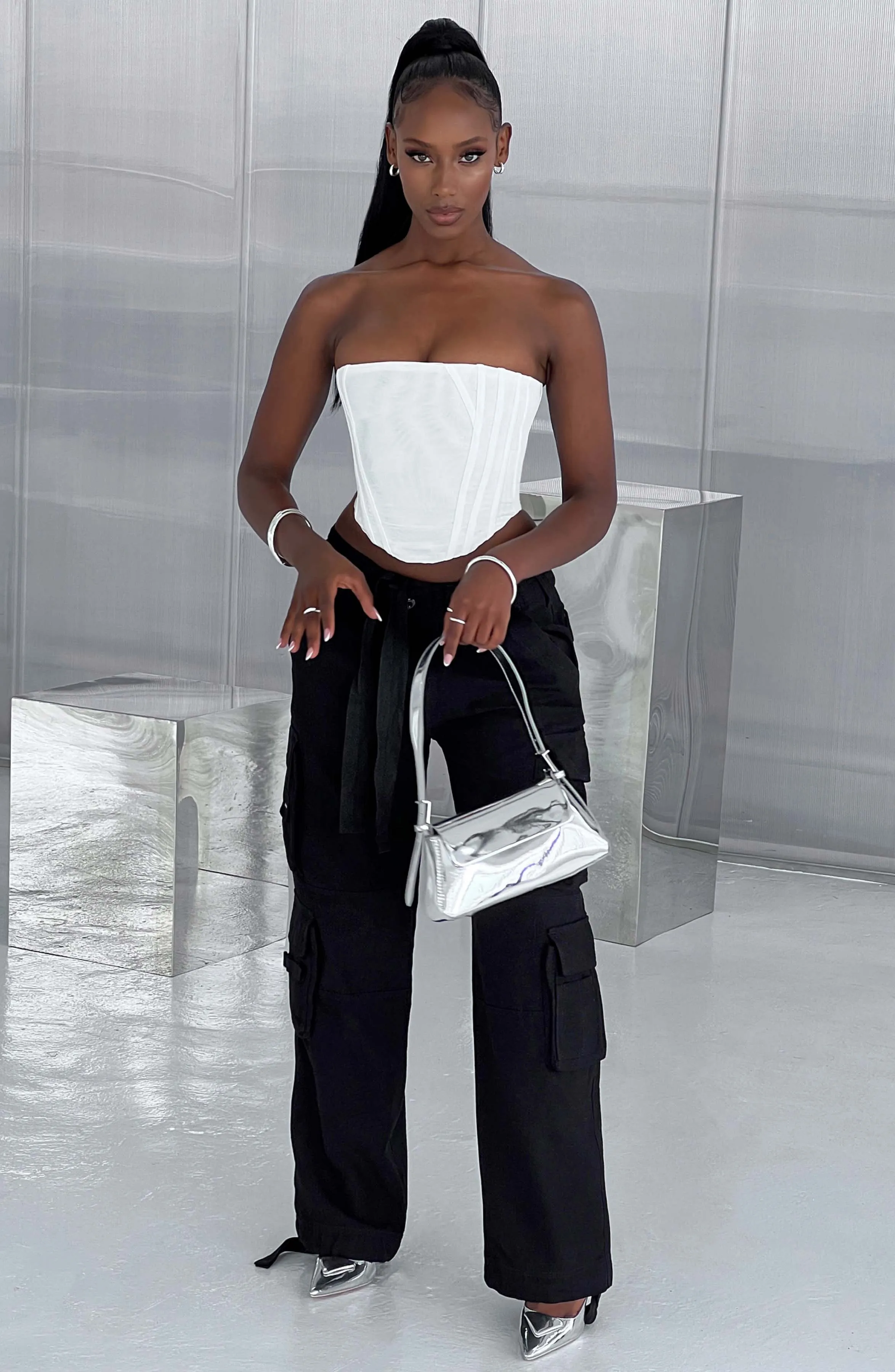 Tinashe Cargo Pants - Black sold by Babyboo Fashion product image thumbnail 4