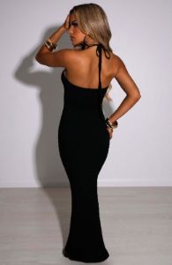 Marta Maxi Dress - Black sold by Babyboo Fashion