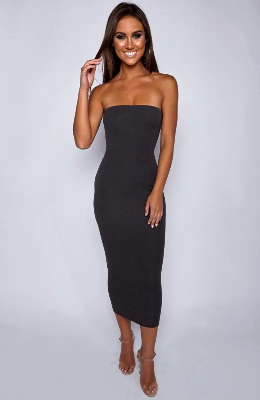 In Style Maxi Dress - Charcoal sold by Babyboo Fashion
