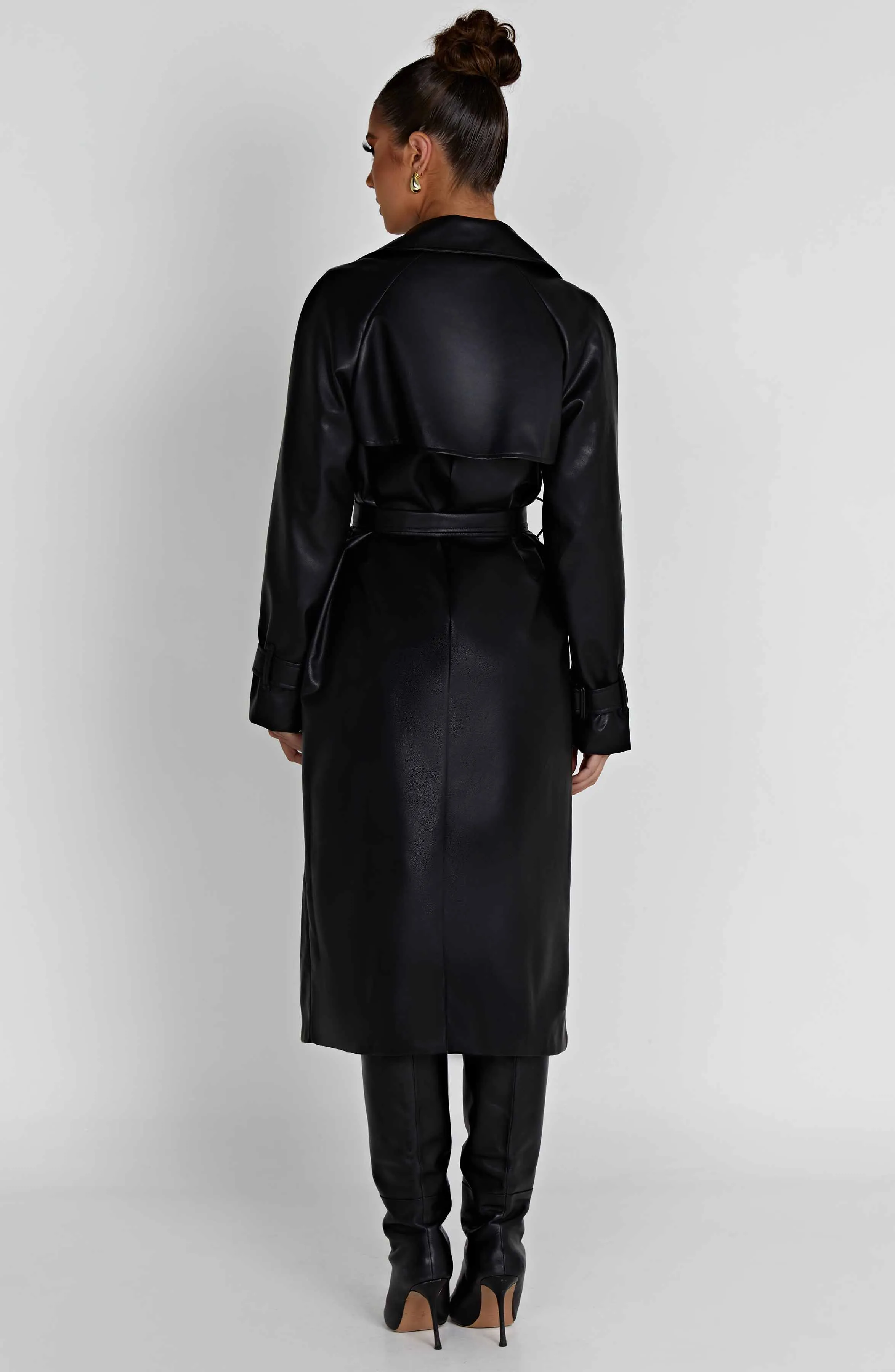 Chi Trench Coat - Black sold by Babyboo Fashion product image thumbnail 5