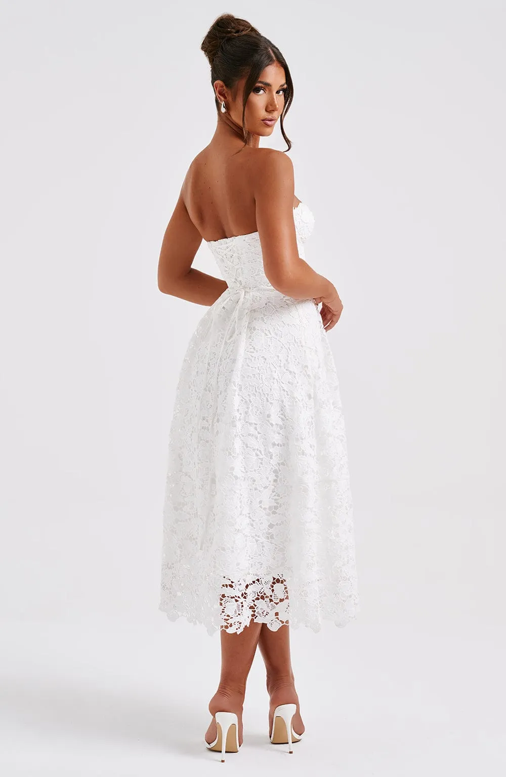 Ishani Midi Dress - Ivory sold by Babyboo Fashion product image thumbnail 4