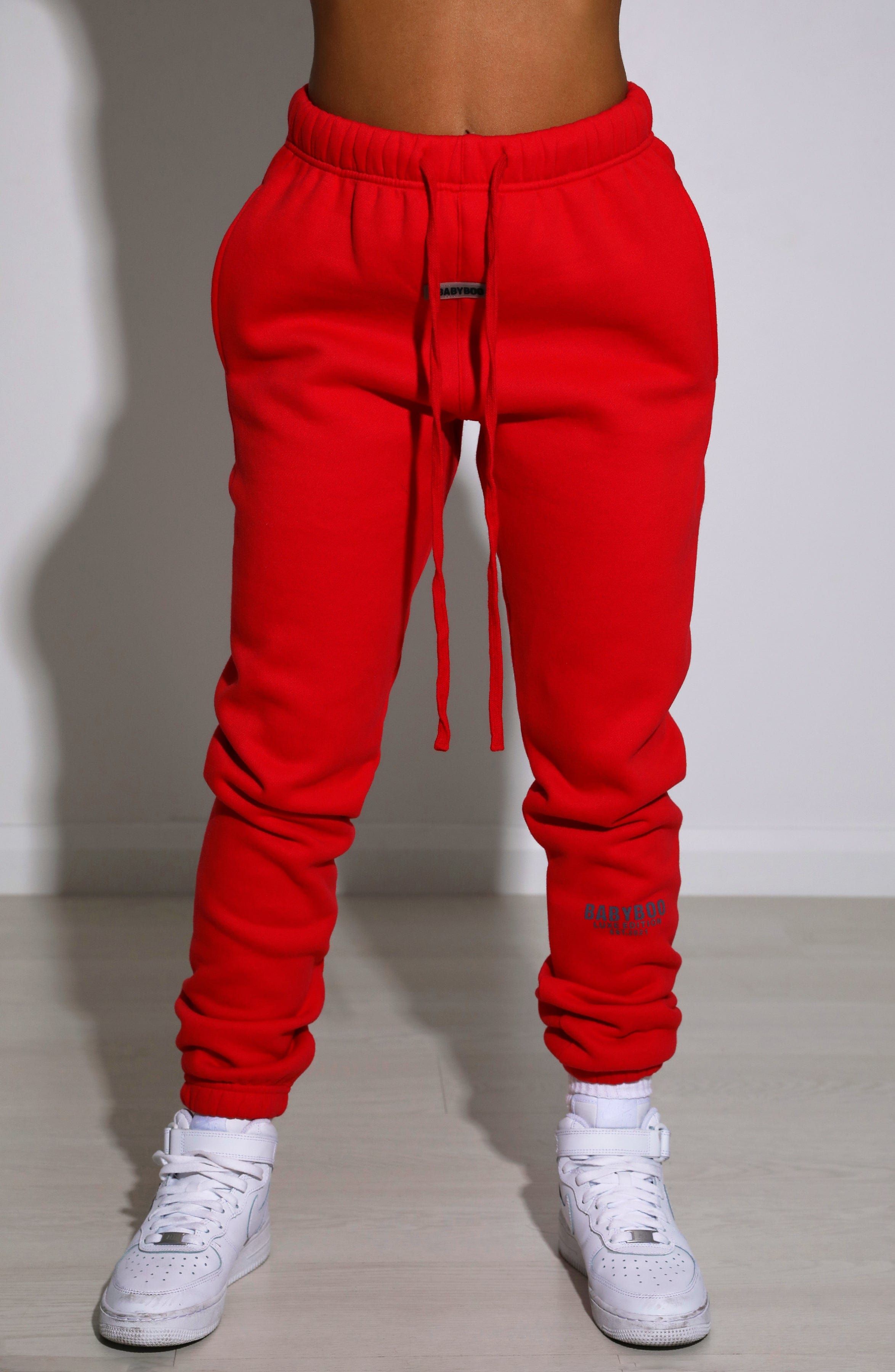 Ivy Luxe Trackpant - Red sold by Babyboo Fashion product image thumbnail 3