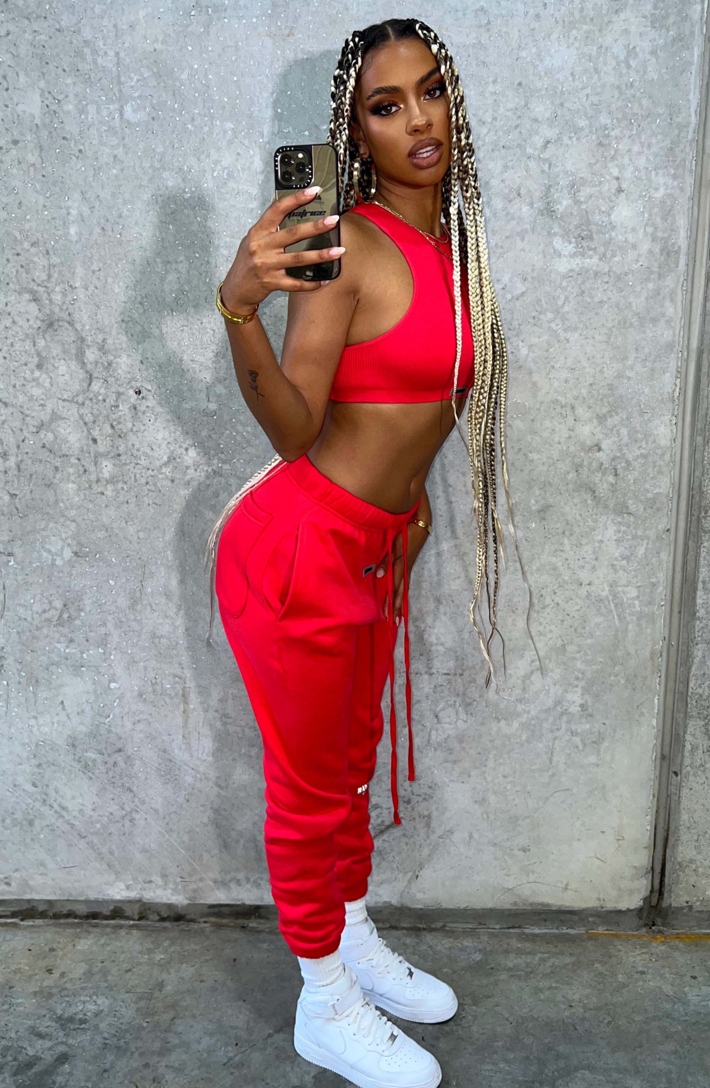 Ivy Luxe Trackpant - Red sold by Babyboo Fashion product image thumbnail 2