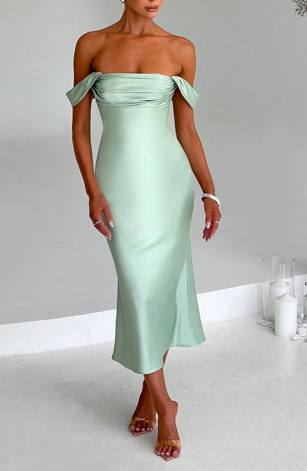 Jennifer Midi Dress - Mint sold by Babyboo Fashion product image thumbnail 4