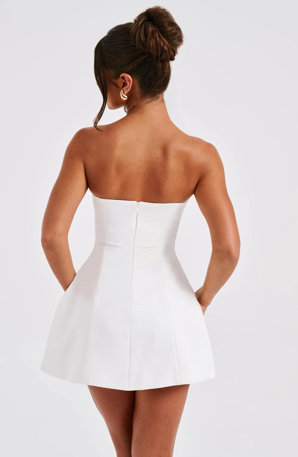 Asha Mini Dress - Ivory sold by Babyboo Fashion product image thumbnail 4