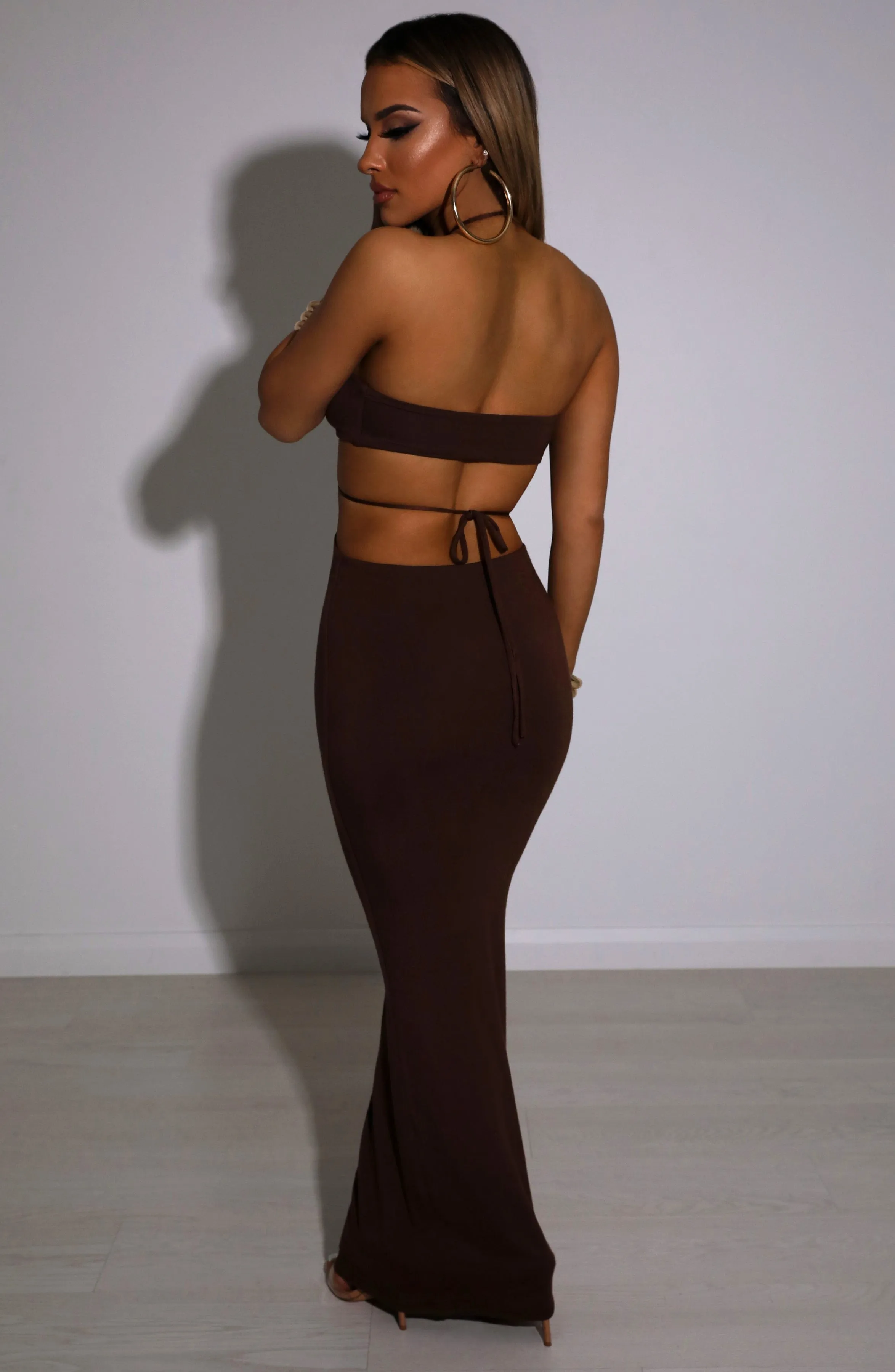 Tasha Maxi Dress - Chocolate sold by Babyboo Fashion product image thumbnail 4