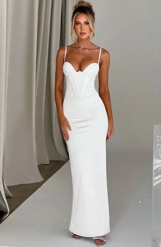 Onika Maxi Dress - Ivory sold by Babyboo Fashion