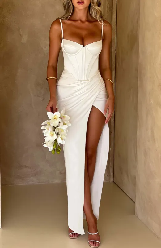Despina Maxi Dress - Ivory sold by Babyboo Fashion