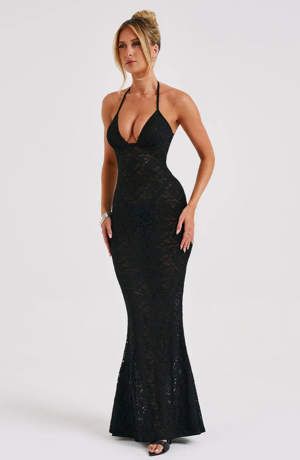 Leilina Maxi Dress - Black sold by Babyboo Fashion product image thumbnail 5