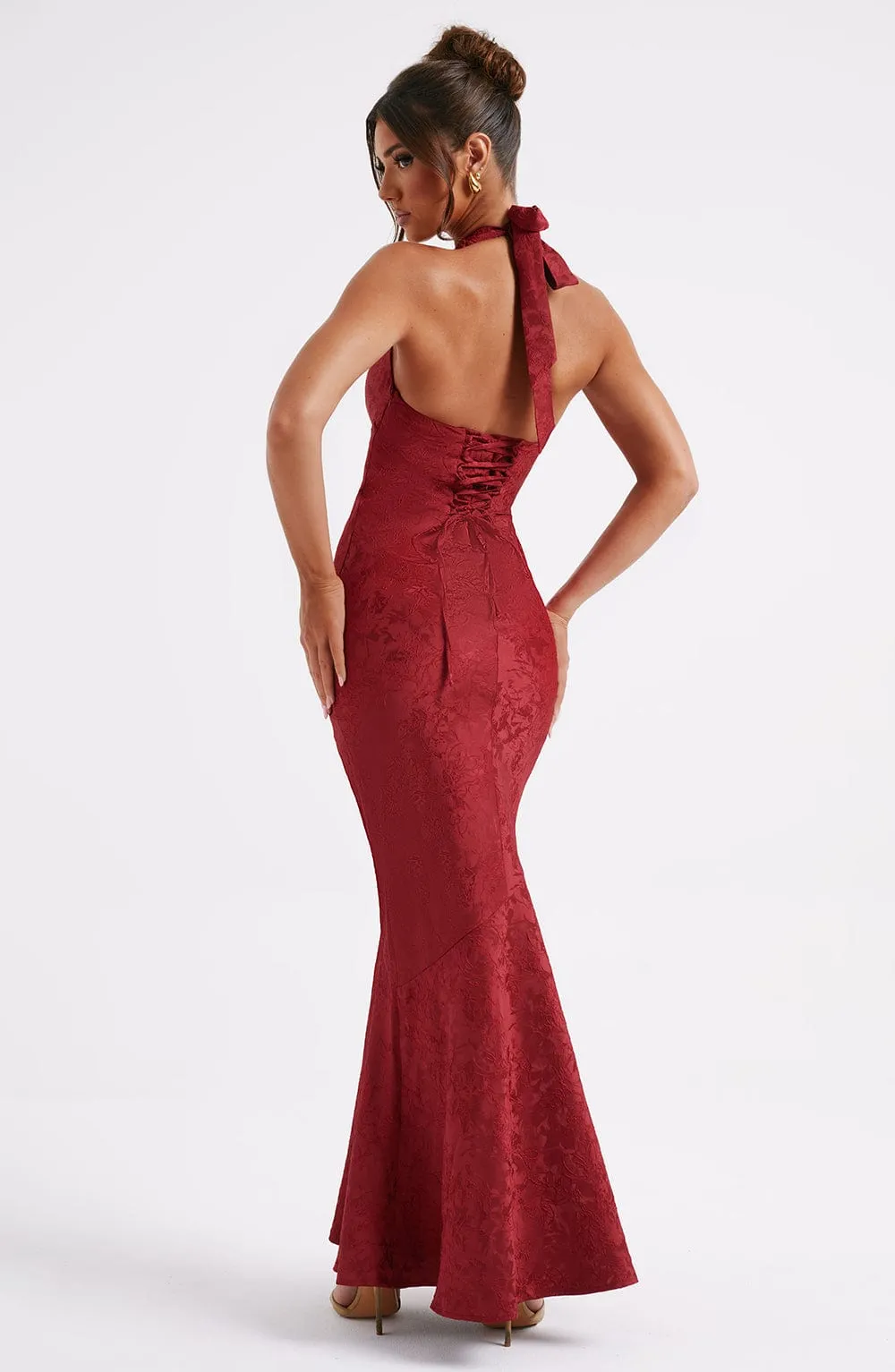 Josephine Maxi Dress - Red sold by Babyboo Fashion product image thumbnail 3