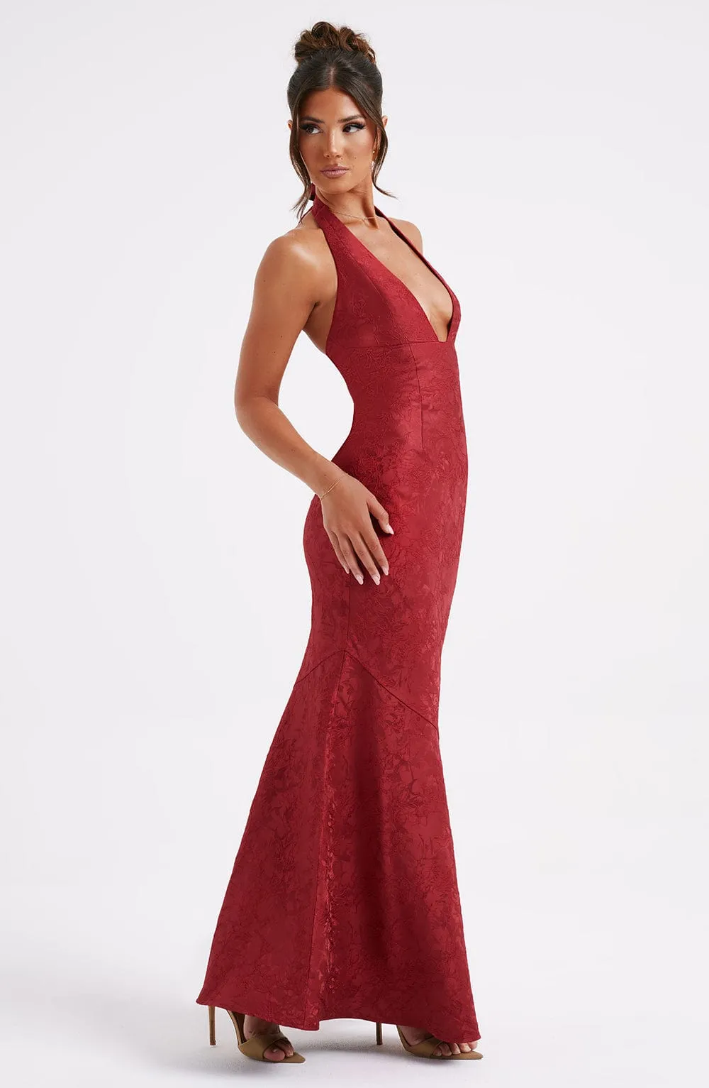 Josephine Maxi Dress - Red sold by Babyboo Fashion product image thumbnail 4
