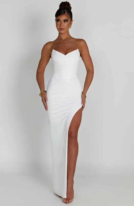 Giovanna Maxi Dress - Ivory sold by Babyboo Fashion